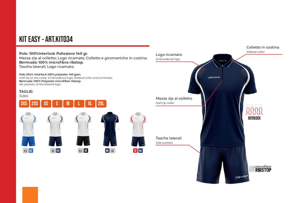 GIVOVA ''EASY'' ΣΕΤ  KIT034