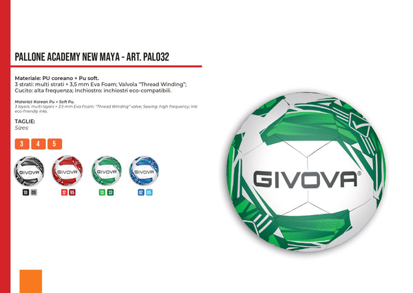 PALLONE ACADEMY NEW MAYA No 3 - 4 - 5