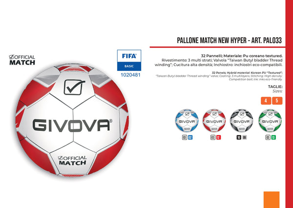 PALLONE NEW HYPER MATCH No 4 - 5