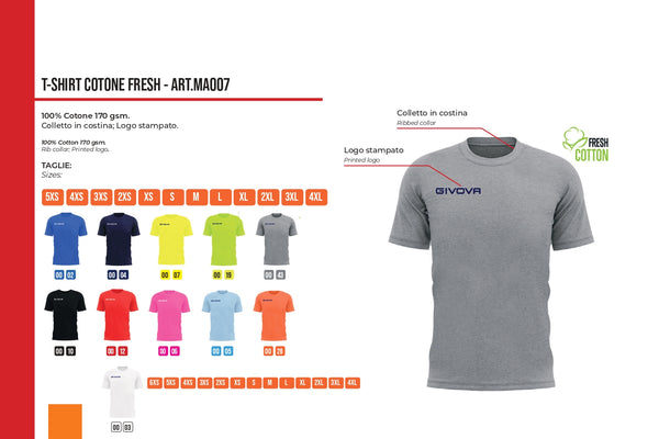 T-SHIRT FRESH SHORT SLEEVE MA007