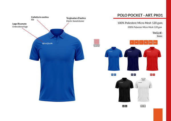 POLO POCKET IN MESH